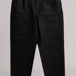 ZARA Womens High Waisted Trouser Dress Pants Wide Leg Black Minimalist Medium Photo 0