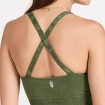 Free People Movement Women’s M/L Good Karma Racerback Crop Moss Green Yoga New Photo 1