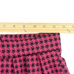Papaya Houndstooth Mini Skort Size M Faux Skirt with Shorts Pleated Pink y2k Photo 8