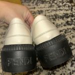 Fendi Vitello Abrasivato graphy 50mm Loafers Blanco Babe Size 41 Photo 7