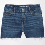 American Eagle AE Strigid Curvy Super High-Waisted Relaxed ShortAmerican Eagle NWT Dark Indigo Photo 4