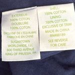 Lilly Pulitzer True Navy Shimmer Gold Embroidered Neck Shift Dress Size 2 Photo 7