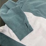 Pact Women's Organic Cotton 1/4 Zip Sweatshirt Jacket Mock Neck Green Purple XL Photo 9