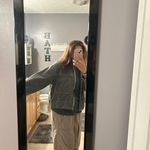 Peace Love World Gray Denim Jacket Photo 8