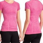 Athleta Fastest Track Cinch pink workout shirt top Photo 0