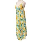 MISA Los Angeles Galeta Sleeveless Maxi Dress in Citron Water Color Size XS NWT Photo 3