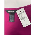 Cotton Express Express Fuchsia Wrap-Front Blouse XL Photo 3