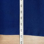 Vintage Patsi From Miss Pat Wool Wrap Dress Navy Blue Size M Photo 7