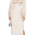 Line and Dot NWT Jacqui Dress maxi long sleeve, size S Photo 3