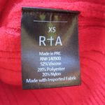 RtA Super Soft Emmet Crew Neck Distressed Pullover Sweater Red Size XS Photo 10