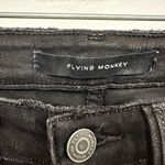 Vervet Flying monkey black denim High rise skinny jeans with distressed hemsize 26! Photo 1