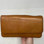 Hobo International Tan Leather Crossbody Purse Double Flap Photo 11