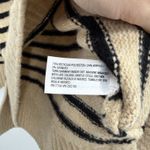 A New Day  Target Beige Black Striped Mock Neck Sweater Oversized Small Photo 3