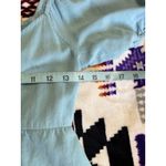 Jopna Blue Midi Short Puff Sleeves Dress Size M‎ Smocked Back Tie Front Lined Size M Photo 6