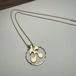 Avon Letter / Initial K Pendant Gold Tone Chain Necklace Signed 24 Inch Photo 1