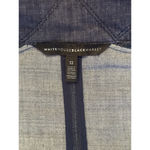 White House | Black Market Size 12 (runs small) Jean Jacket with Silver Zippers Photo 8