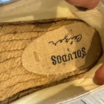 Soludos  Ceizer Let’s Fly Away Sz 8.5 Gray Blue Embroidery Shoes Slip On Photo 4