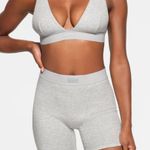 SKIMS  Boxer Cotton Rib Shorts Light Heather Grey S Photo 0