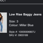 Garage  Low Rise Baggy Jeans Photo 2