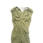 Xirena Jumpsuit Nell Cotton Gauze in Basil Green Wide Leg V Neck Medium Photo 4