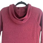 The North Face Crescent Sunshine Burgundy Henley Pullover Quarter Buttons Hoodie Photo 4