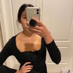 Black Deep V Romper Size M Photo 6