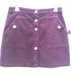 Forever 21 Purple Corduroy Skirt Photo 0