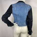 J Brand  Coat Bowie Color block Denim Jacket S Photo 5