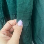 Anthropologie Maeve By  Tiered Tunic Long Sleeve Dress Emerald Green Size Small Photo 5