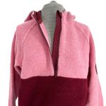 Outdoor Voices  Megafleece Maroon Pink Colorblock Gorpcore Zip Fleece Jacket S Photo 1