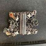 Juicy Couture Pam Gela Multi Chain Wide Floral Charm Bracelet Silver New Photo 7