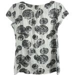 Style & Co Black White Design Top Medium Photo 1