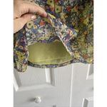 CAbi Positano Small Blouse 5041 Layered Yellow Floral Top Cottagecore Spring Photo 4