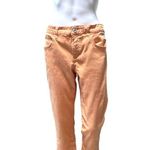Bandolino Jeans Women’s Cropped Pants – Size 12 | Peachy Orange Stretch Casual Photo 1