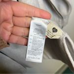 Madewell | Large Cream Full Zip-Up Hoodie Sweater Grey Photo 5