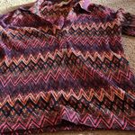 Trina Turk  colorful blouse M Photo 4