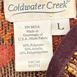 Coldwater Creek Vtg  Tapestry Style Jacket Zipper Closure Sz L Earth Tones Photo 2