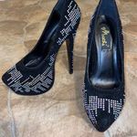 Mochi Rhinestone Embellished Platform Stiletto Heels, Size 6.5 Photo 0