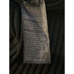 White House | Black Market Sweater Womens Large Black Ribbed Cutout Short Sleeve Photo 6