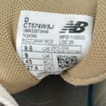 New Balance  CT574  Men's White Green Leather Low Top Athletic Sneakers Shoes 9.5 Photo 4