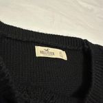 Hollister Dress Black Knit Round Neck Long Sleeve Knitted Dress XS Extra Smal Photo 7