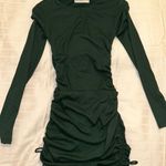 Hello Molly Green Ribbed Mini Dress Photo 0
