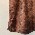 A New Day ⭐️ copper metallic v-neck spaghetti strap cami tank top size small Photo 7