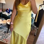 Hello Molly Brilliant Belle Satin Maxi Dress in yellow Photo 6