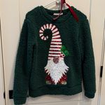 Chance or Fate  Festive Green Gnome Sweatshirt Photo 10