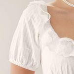 Rihoas White Embroidery Puffed Sleeve Maxi Dress Photo 1