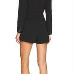 Saylor Rooney Mini Skort Romper in Black Small Photo 1
