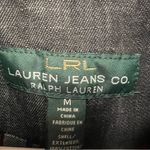 Ralph Lauren Lauren Jeans Co quilted grey lined denim barn style jacket size medium Photo 7