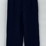 St. John  black‎ knit wide leg pants with pleats size 4 Photo 0