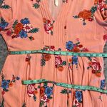 Matilda Jane  XS dress let’s go out pink floral v neck pockets not lined longslv Photo 4